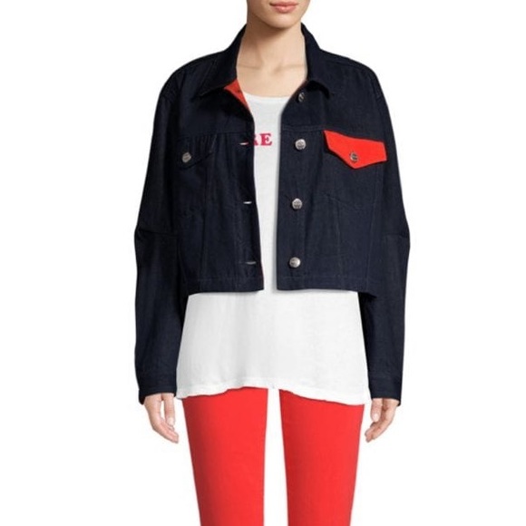 CURRENT/ELLIOTT • cropped denim jacket - Picture 3 of 3